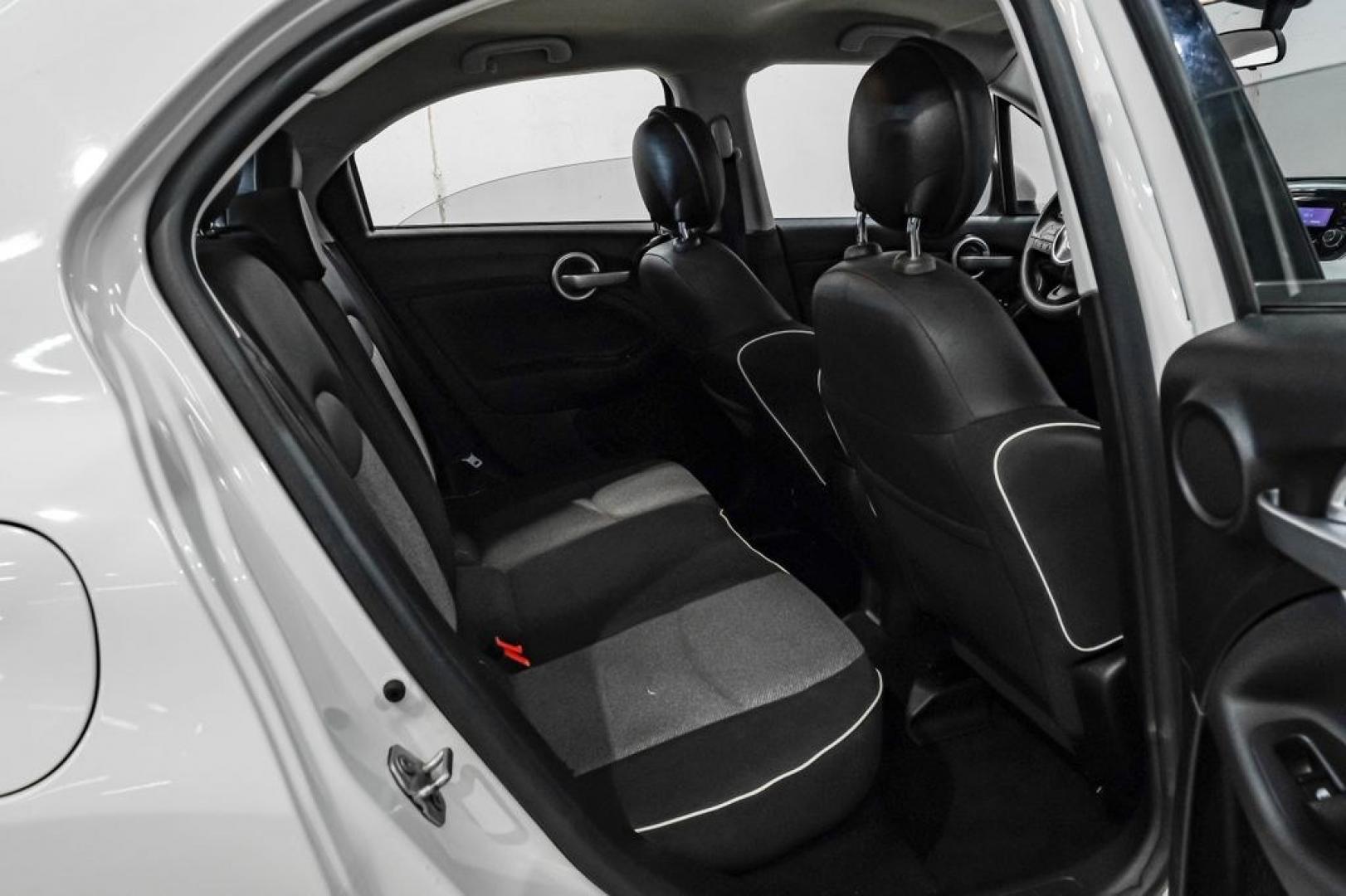 2017 White Clearcoat /Black Fiat 500X Pop (ZFBCFXAB5HP) with an 2.4L I4 MultiAir engine, Automatic transmission, located at 15300 Midway Rd., Addison, TX, 75001, (972) 702-0011, 32.958321, -96.838074- Photo#34
