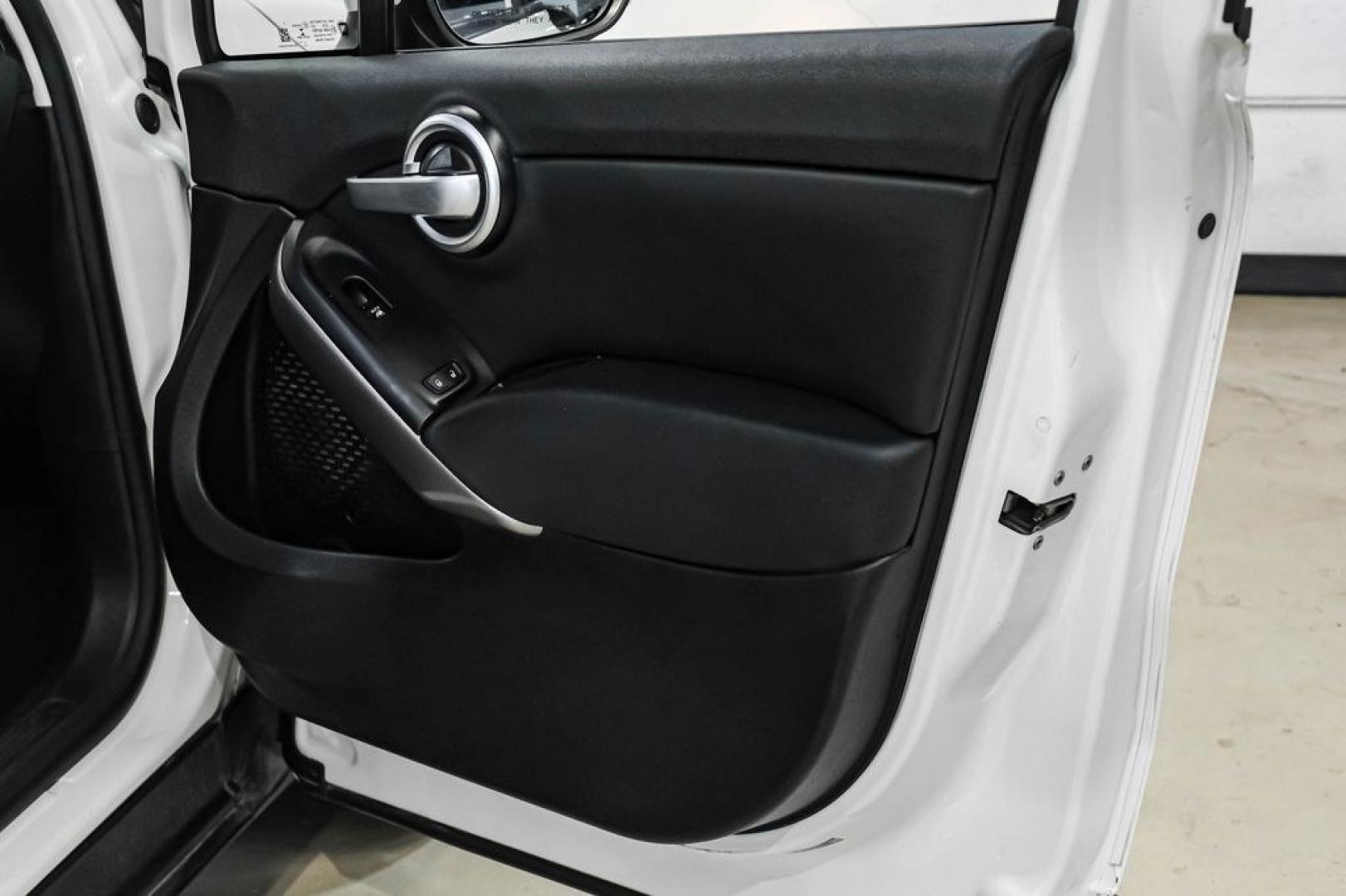 2017 White Clearcoat /Black Fiat 500X Pop (ZFBCFXAB5HP) with an 2.4L I4 MultiAir engine, Automatic transmission, located at 15300 Midway Rd., Addison, TX, 75001, (972) 702-0011, 32.958321, -96.838074- Photo#41