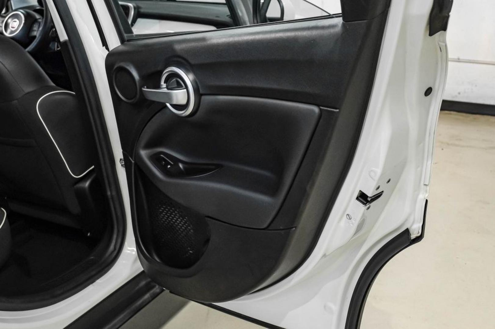 2017 White Clearcoat /Black Fiat 500X Pop (ZFBCFXAB5HP) with an 2.4L I4 MultiAir engine, Automatic transmission, located at 15300 Midway Rd., Addison, TX, 75001, (972) 702-0011, 32.958321, -96.838074- Photo#43
