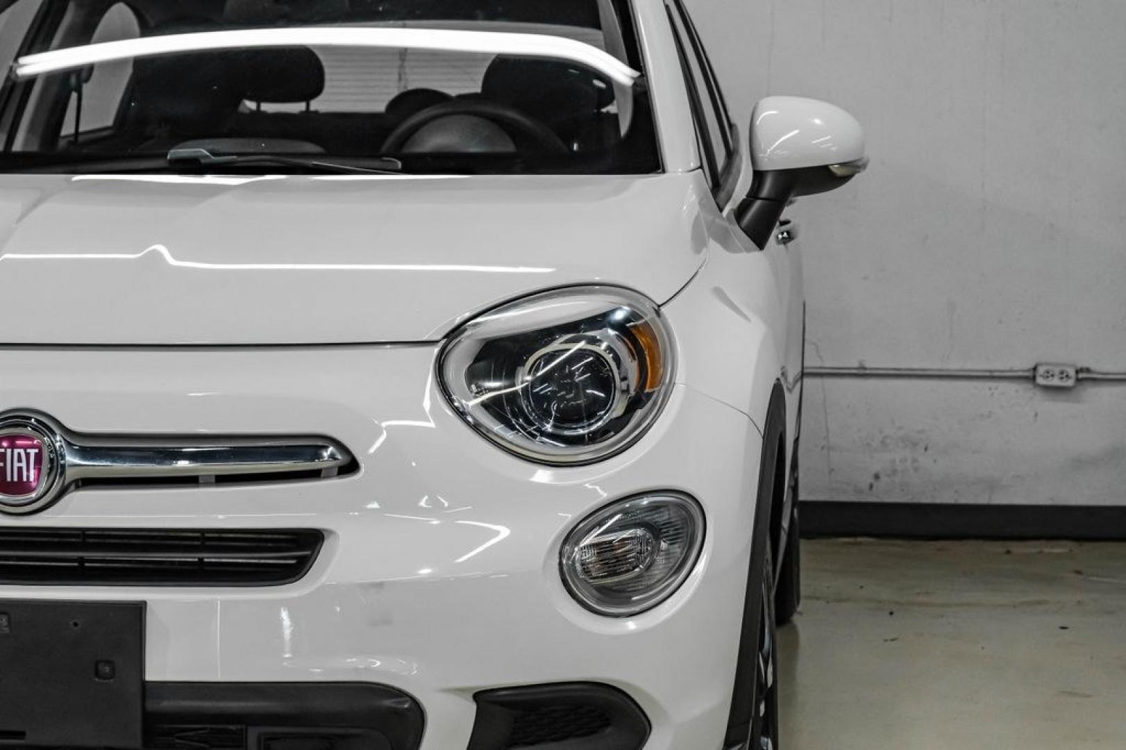 2017 White Clearcoat /Black Fiat 500X Pop (ZFBCFXAB5HP) with an 2.4L I4 MultiAir engine, Automatic transmission, located at 15300 Midway Rd., Addison, TX, 75001, (972) 702-0011, 32.958321, -96.838074- Photo#44