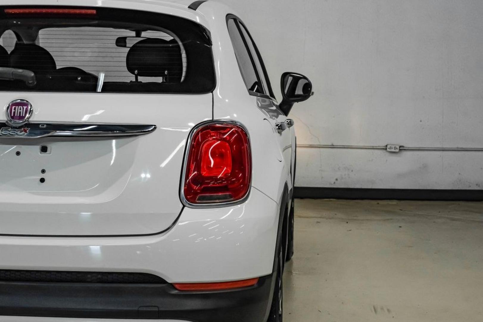 2017 White Clearcoat /Black Fiat 500X Pop (ZFBCFXAB5HP) with an 2.4L I4 MultiAir engine, Automatic transmission, located at 15300 Midway Rd., Addison, TX, 75001, (972) 702-0011, 32.958321, -96.838074- Photo#45