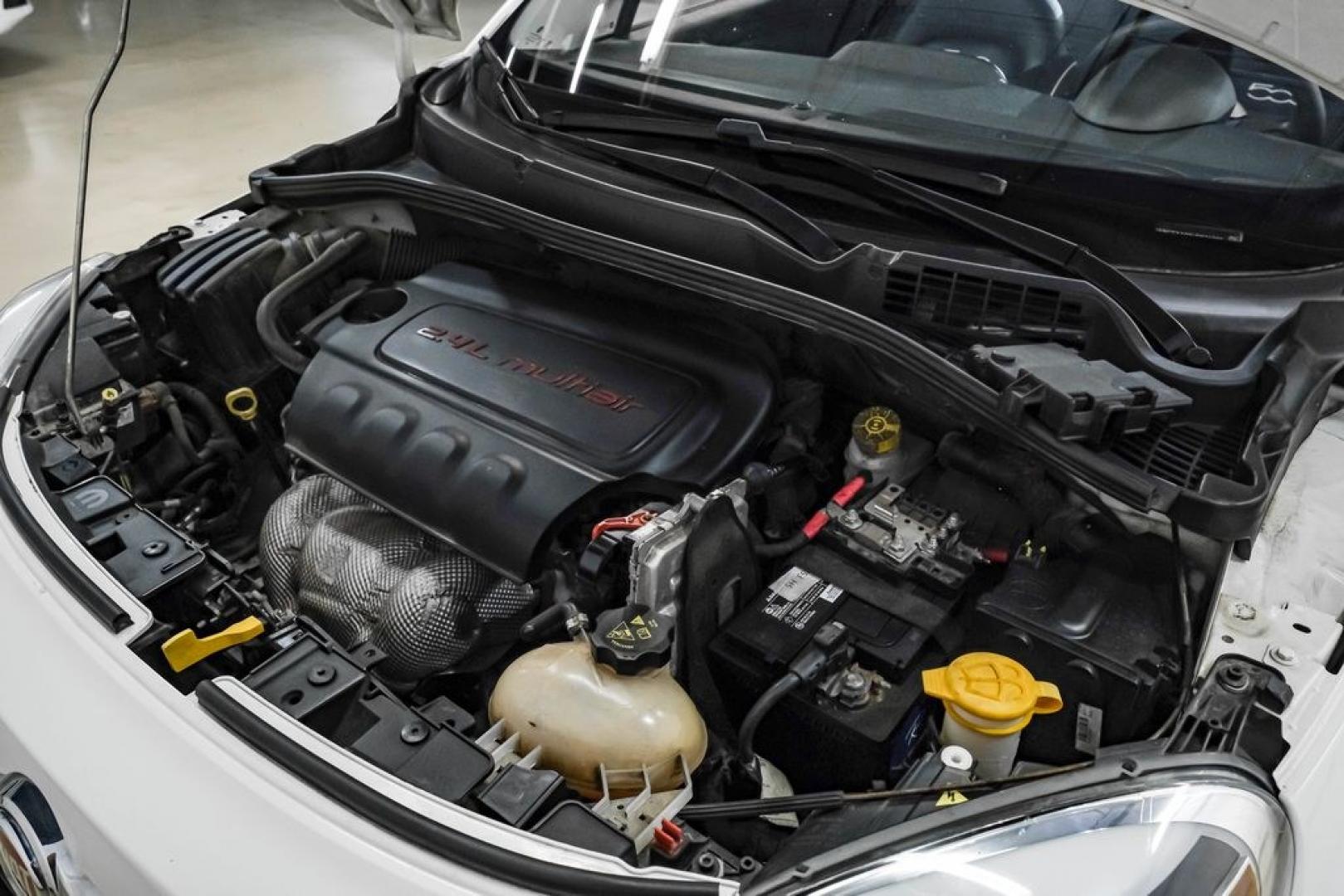 2017 White Clearcoat /Black Fiat 500X Pop (ZFBCFXAB5HP) with an 2.4L I4 MultiAir engine, Automatic transmission, located at 15300 Midway Rd., Addison, TX, 75001, (972) 702-0011, 32.958321, -96.838074- Photo#46