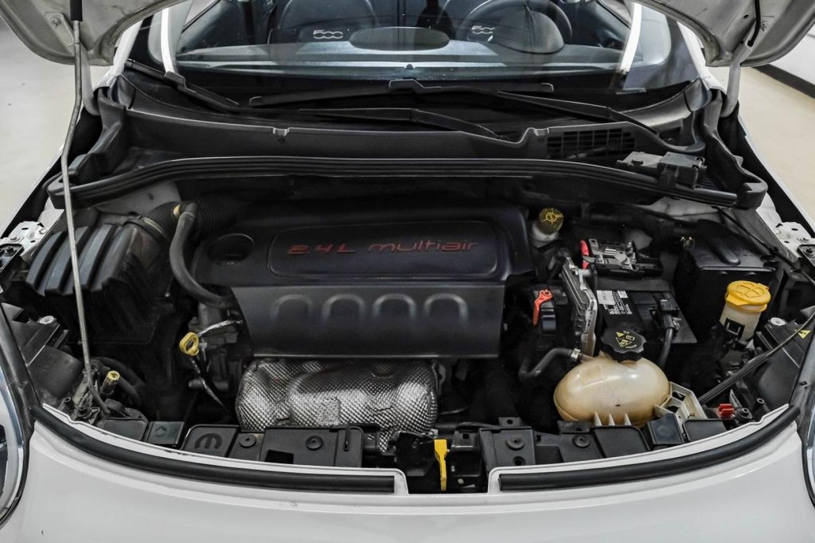 2017 White Clearcoat /Black Fiat 500X Pop (ZFBCFXAB5HP) with an 2.4L I4 MultiAir engine, Automatic transmission, located at 15300 Midway Rd., Addison, TX, 75001, (972) 702-0011, 32.958321, -96.838074- Photo#47