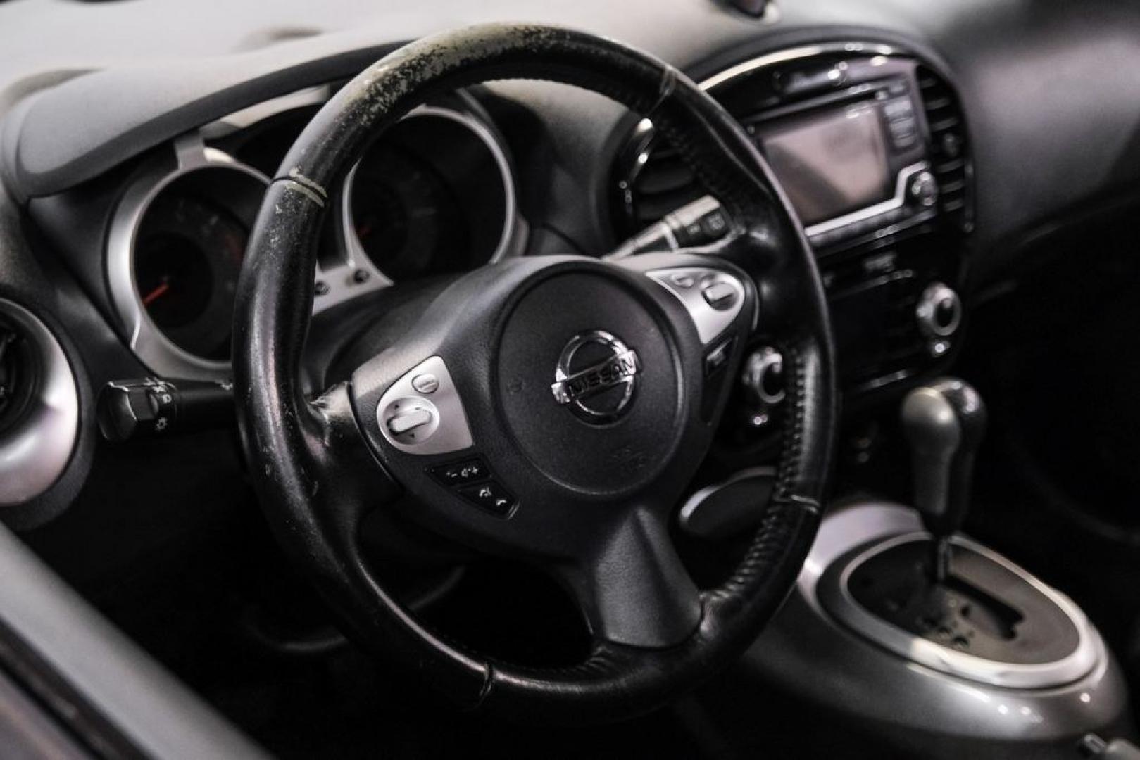 2017 Super Black /Black Nissan Juke SV (JN8AF5MR0HT) with an 1.6L I4 DOHC 16V engine, CVT transmission, located at 15300 Midway Rd., Addison, TX, 75001, (972) 702-0011, 32.958321, -96.838074- Photo#14