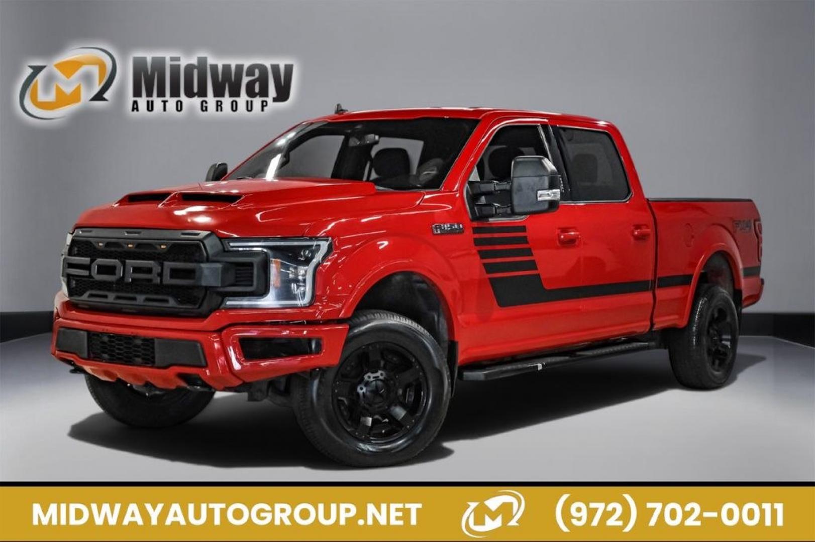 2019 Race Red /Black Ford F-150 XLT (1FTFW1E43KF) with an 3.5L V6 EcoBoost engine, Automatic transmission, located at 15300 Midway Rd., Addison, TX, 75001, (972) 702-0011, 32.958321, -96.838074- Photo#0