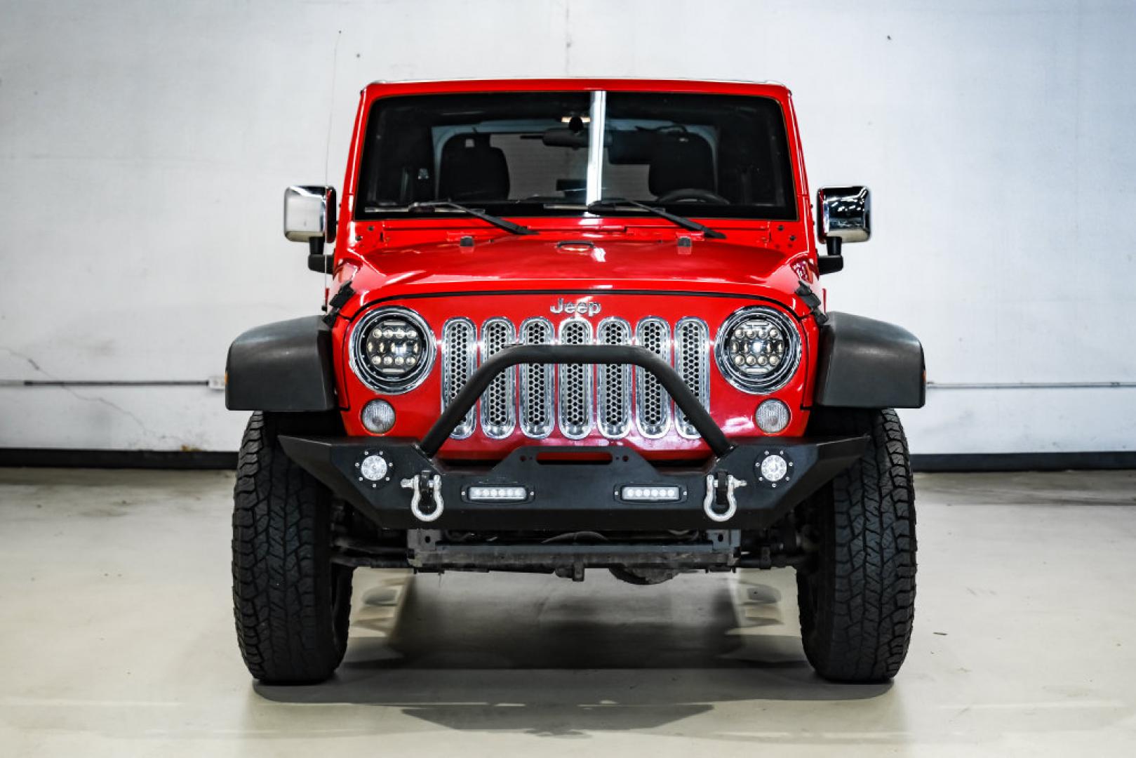 2017 Red Clearcoat /Black Jeep Wrangler Sport (1C4AJWAGXHL) with an 3.6L V6 24V VVT engine, Automatic transmission, located at 15300 Midway Rd., Addison, TX, 75001, (972) 702-0011, 32.958321, -96.838074- Photo#7