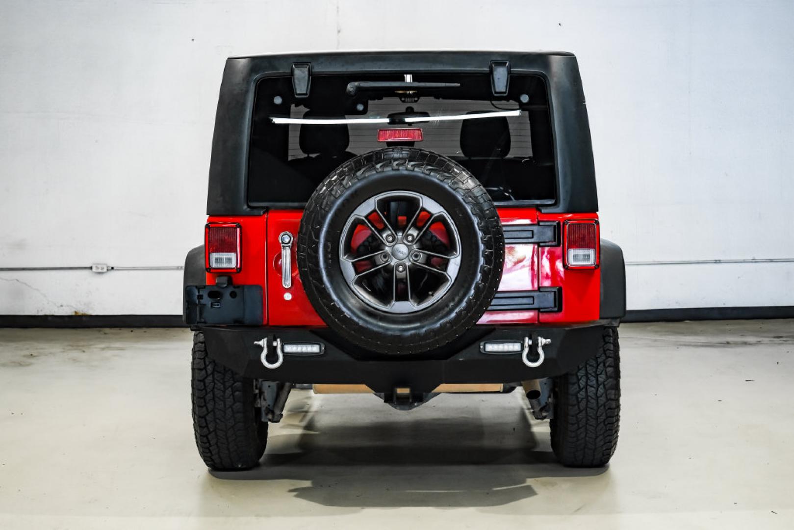 2017 Red Clearcoat /Black Jeep Wrangler Sport (1C4AJWAGXHL) with an 3.6L V6 24V VVT engine, Automatic transmission, located at 15300 Midway Rd., Addison, TX, 75001, (972) 702-0011, 32.958321, -96.838074- Photo#11