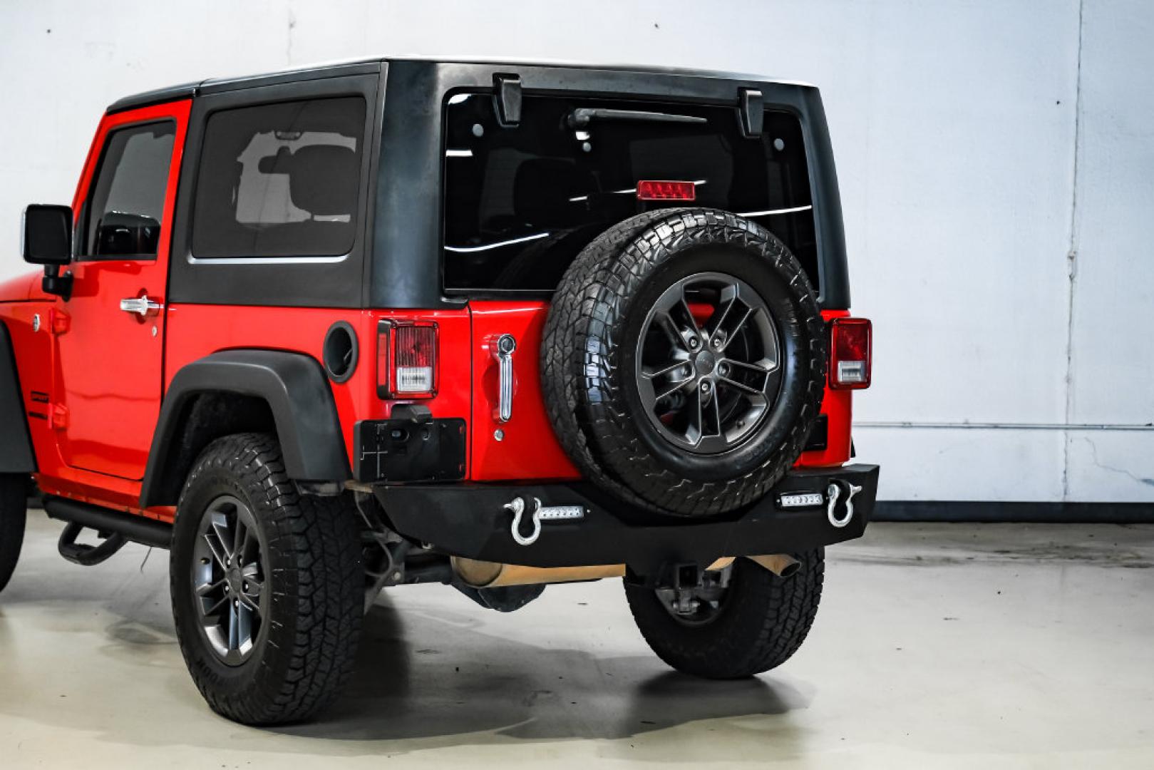 2017 Red Clearcoat /Black Jeep Wrangler Sport (1C4AJWAGXHL) with an 3.6L V6 24V VVT engine, Automatic transmission, located at 15300 Midway Rd., Addison, TX, 75001, (972) 702-0011, 32.958321, -96.838074- Photo#14