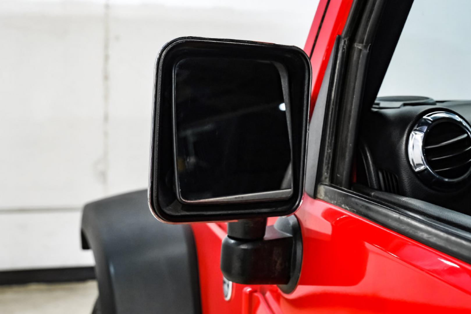 2017 Red Clearcoat /Black Jeep Wrangler Sport (1C4AJWAGXHL) with an 3.6L V6 24V VVT engine, Automatic transmission, located at 15300 Midway Rd., Addison, TX, 75001, (972) 702-0011, 32.958321, -96.838074- Photo#32