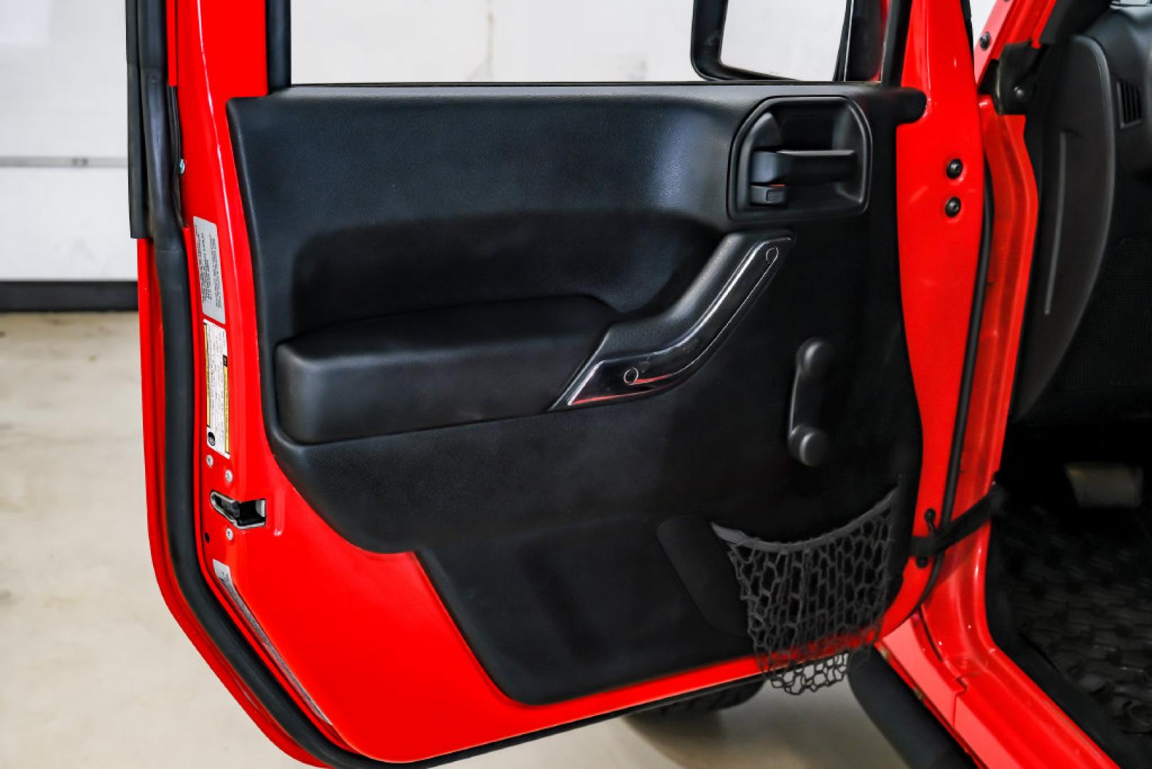 2017 Red Clearcoat /Black Jeep Wrangler Sport (1C4AJWAGXHL) with an 3.6L V6 24V VVT engine, Automatic transmission, located at 15300 Midway Rd., Addison, TX, 75001, (972) 702-0011, 32.958321, -96.838074- Photo#34
