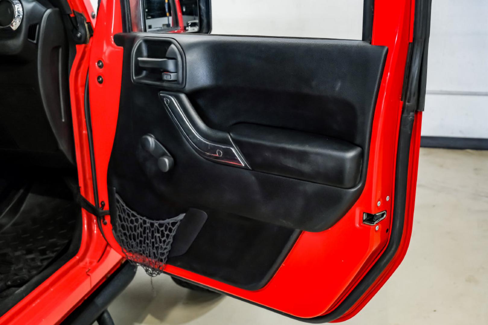 2017 Red Clearcoat /Black Jeep Wrangler Sport (1C4AJWAGXHL) with an 3.6L V6 24V VVT engine, Automatic transmission, located at 15300 Midway Rd., Addison, TX, 75001, (972) 702-0011, 32.958321, -96.838074- Photo#35