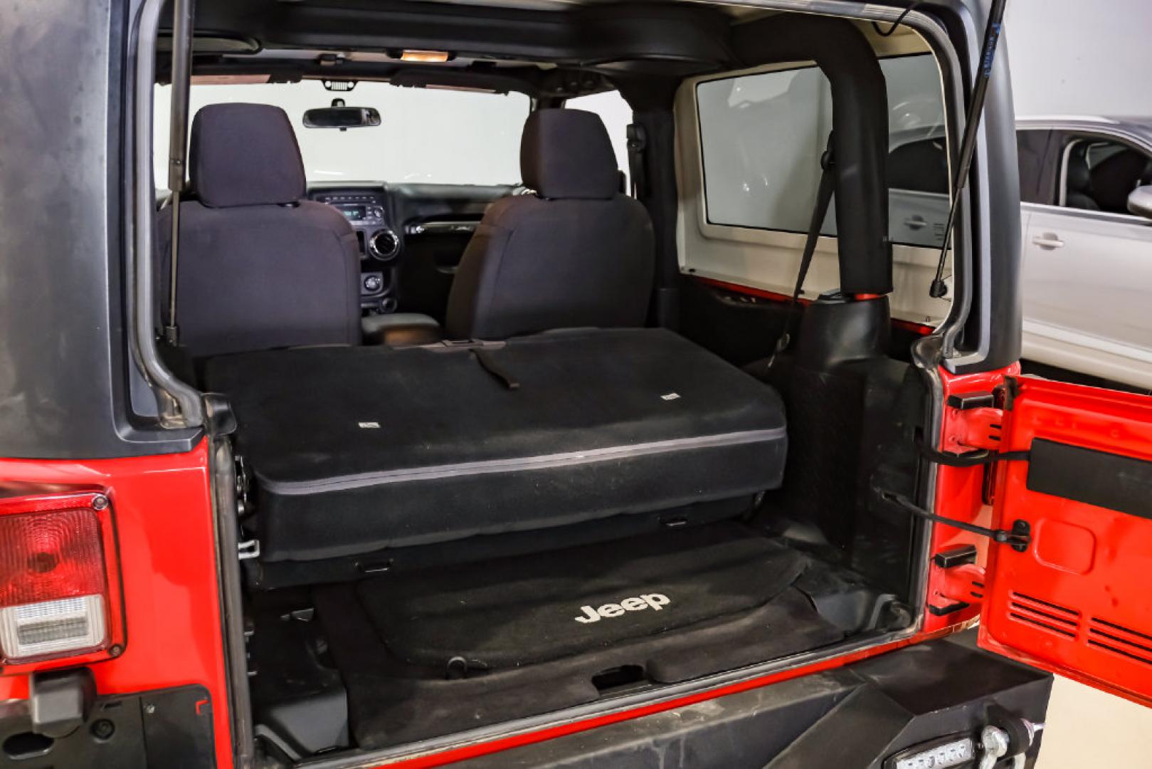 2017 Red Clearcoat /Black Jeep Wrangler Sport (1C4AJWAGXHL) with an 3.6L V6 24V VVT engine, Automatic transmission, located at 15300 Midway Rd., Addison, TX, 75001, (972) 702-0011, 32.958321, -96.838074- Photo#42
