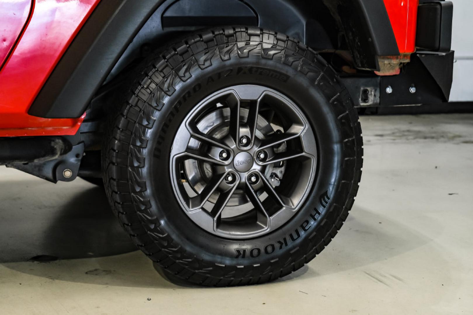 2017 Red Clearcoat /Black Jeep Wrangler Sport (1C4AJWAGXHL) with an 3.6L V6 24V VVT engine, Automatic transmission, located at 15300 Midway Rd., Addison, TX, 75001, (972) 702-0011, 32.958321, -96.838074- Photo#46