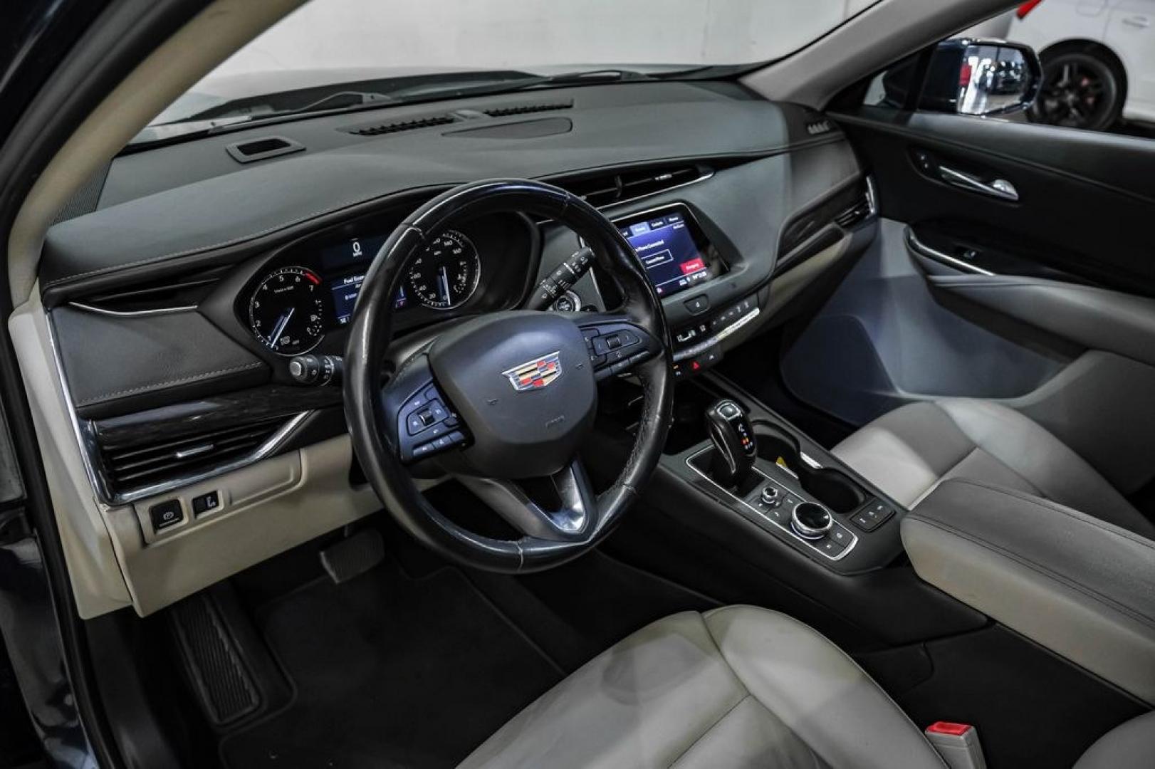 2019 Twilight Blue Metallic /Light Platinum/Jet Black Cadillac XT4 Premium Luxury (1GYFZCR40KF) with an 2.0L I4 Turbocharged engine, Automatic transmission, located at 15300 Midway Rd., Addison, TX, 75001, (972) 702-0011, 32.958321, -96.838074- Photo#2