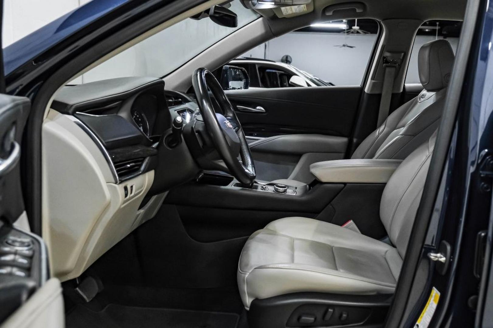 2019 Twilight Blue Metallic /Light Platinum/Jet Black Cadillac XT4 Premium Luxury (1GYFZCR40KF) with an 2.0L I4 Turbocharged engine, Automatic transmission, located at 15300 Midway Rd., Addison, TX, 75001, (972) 702-0011, 32.958321, -96.838074- Photo#3