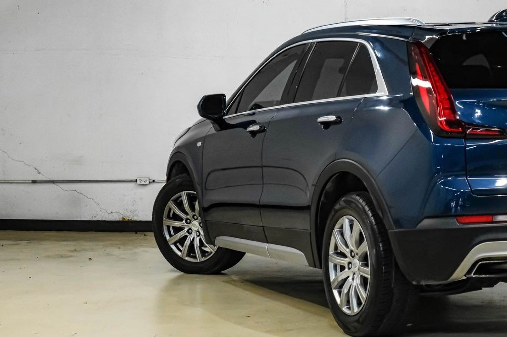 2019 Twilight Blue Metallic /Light Platinum/Jet Black Cadillac XT4 Premium Luxury (1GYFZCR40KF) with an 2.0L I4 Turbocharged engine, Automatic transmission, located at 15300 Midway Rd., Addison, TX, 75001, (972) 702-0011, 32.958321, -96.838074- Photo#12