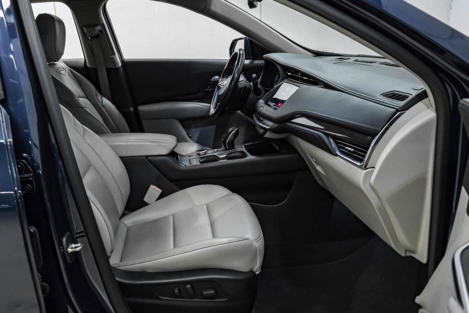 2019 Twilight Blue Metallic /Light Platinum/Jet Black Cadillac XT4 Premium Luxury (1GYFZCR40KF) with an 2.0L I4 Turbocharged engine, Automatic transmission, located at 15300 Midway Rd., Addison, TX, 75001, (972) 702-0011, 32.958321, -96.838074- Photo#33