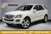 2011 Arctic White /Black Mercedes-Benz M-Class ML 350 (4JGBB8GB6BA) with an 3.5L V6 DOHC 24V engine, Automatic transmission, located at 15300 Midway Rd., Addison, TX, 75001, (972) 702-0011, 32.958321, -96.838074- Photo#0