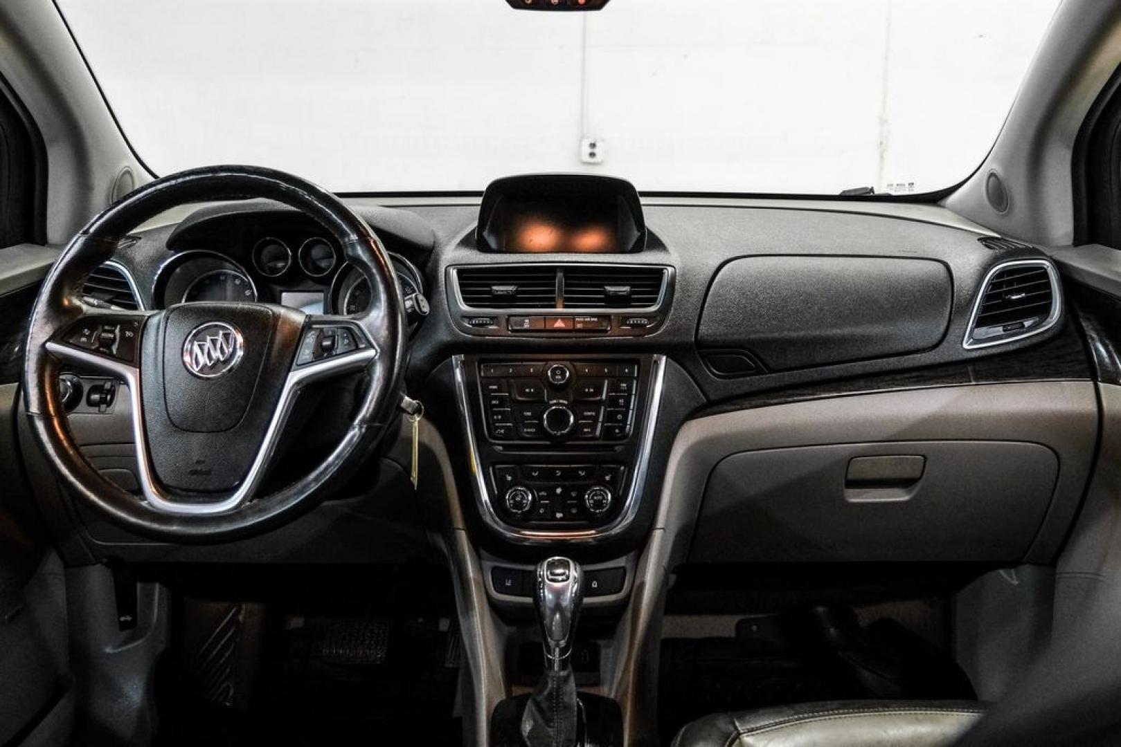 2013 Steel Gray Metallic /Titanium Buick Encore Premium (KL4CJDSB4DB) with an ECOTEC 1.4L I4 SMPI DOHC Turbocharged VVT engine, Automatic transmission, located at 15300 Midway Rd., Addison, TX, 75001, (972) 702-0011, 32.958321, -96.838074- Photo#13