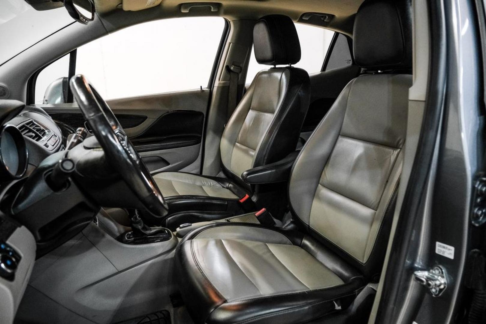 2013 Steel Gray Metallic /Titanium Buick Encore Premium (KL4CJDSB4DB) with an ECOTEC 1.4L I4 SMPI DOHC Turbocharged VVT engine, Automatic transmission, located at 15300 Midway Rd., Addison, TX, 75001, (972) 702-0011, 32.958321, -96.838074- Photo#28