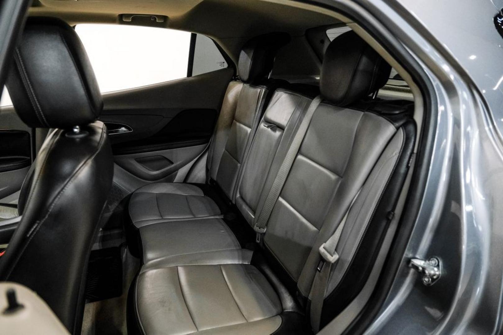 2013 Steel Gray Metallic /Titanium Buick Encore Premium (KL4CJDSB4DB) with an ECOTEC 1.4L I4 SMPI DOHC Turbocharged VVT engine, Automatic transmission, located at 15300 Midway Rd., Addison, TX, 75001, (972) 702-0011, 32.958321, -96.838074- Photo#34