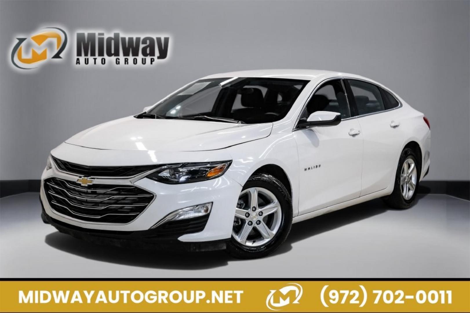 2024 Summit White /Black Chevrolet Malibu LS (1G1ZC5ST0RF) with an 1.5L DOHC engine, CVT transmission, located at 15300 Midway Rd., Addison, TX, 75001, (972) 702-0011, 32.958321, -96.838074- Photo#0