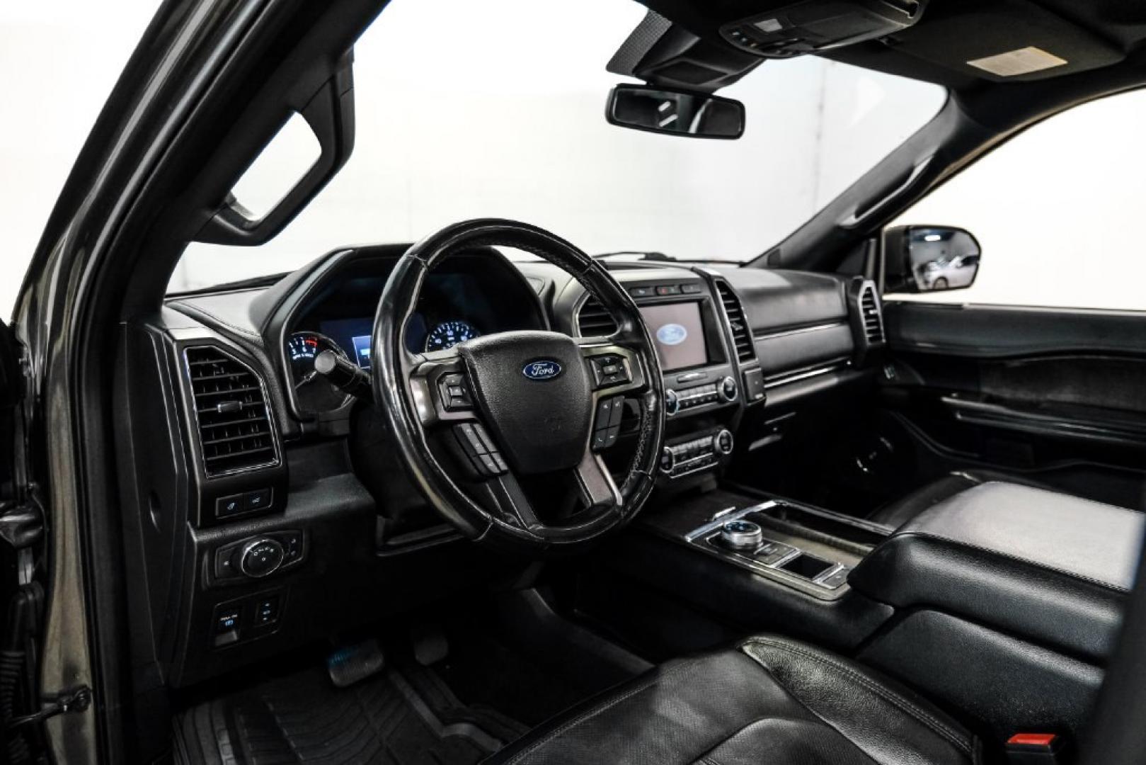 2021 Magnetic /Ebony Ford Expedition Max Limited (1FMJK1KTXME) with an EcoBoost 3.5L V6 GTDi DOHC 24V Twin Turbocharged engine, Automatic transmission, located at 15300 Midway Rd., Addison, TX, 75001, (972) 702-0011, 32.958321, -96.838074- Photo#2