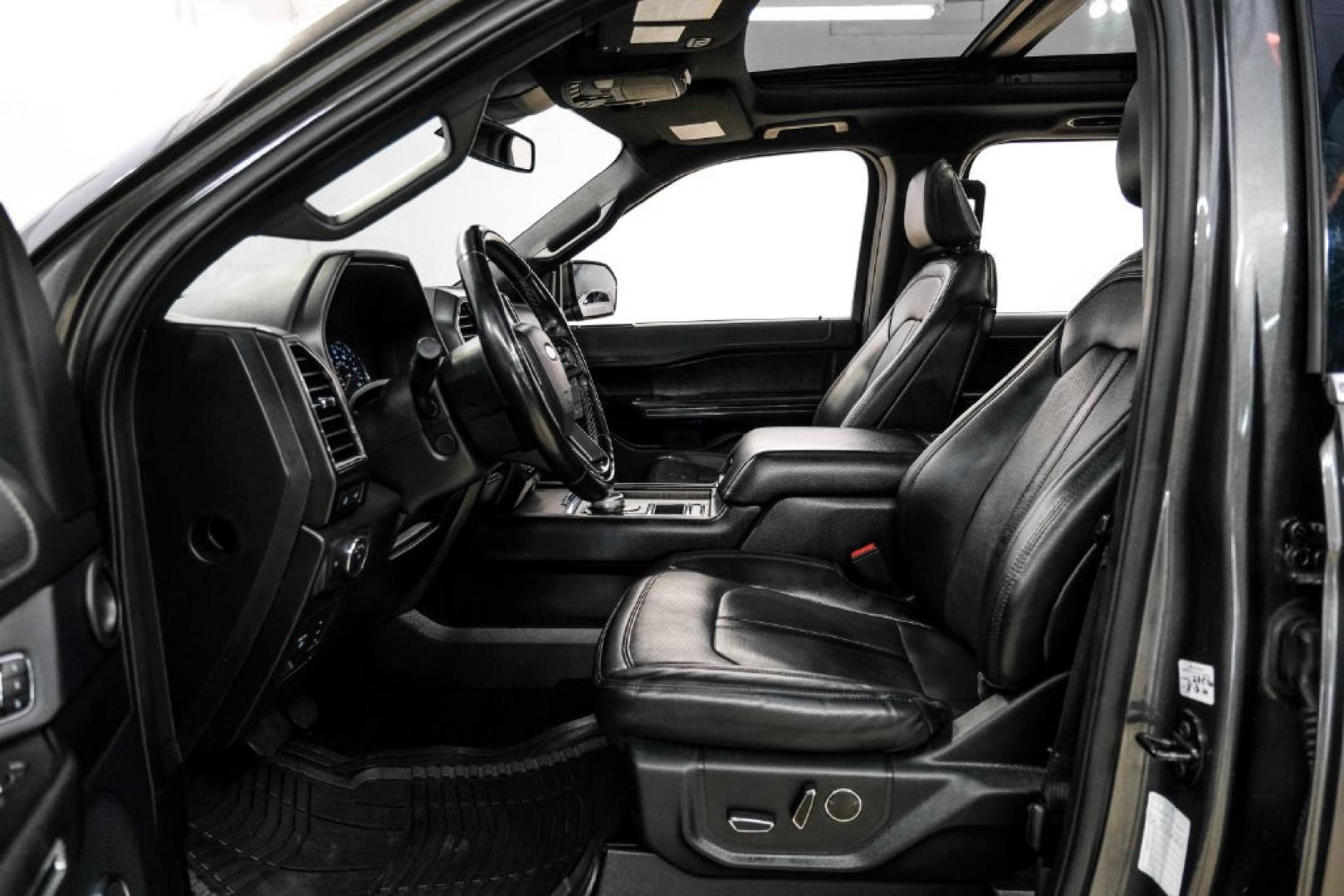 2021 Magnetic /Ebony Ford Expedition Max Limited (1FMJK1KTXME) with an EcoBoost 3.5L V6 GTDi DOHC 24V Twin Turbocharged engine, Automatic transmission, located at 15300 Midway Rd., Addison, TX, 75001, (972) 702-0011, 32.958321, -96.838074- Photo#3