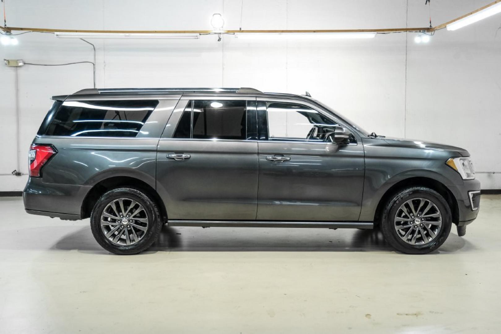2021 Magnetic /Ebony Ford Expedition Max Limited (1FMJK1KTXME) with an EcoBoost 3.5L V6 GTDi DOHC 24V Twin Turbocharged engine, Automatic transmission, located at 15300 Midway Rd., Addison, TX, 75001, (972) 702-0011, 32.958321, -96.838074- Photo#7