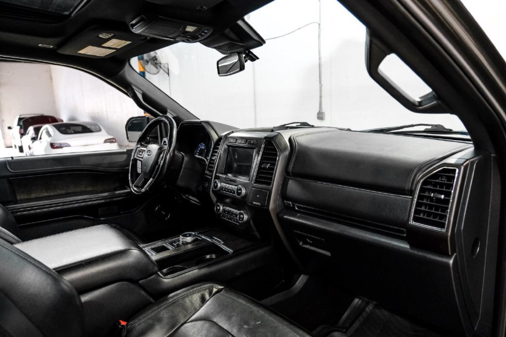 2021 Magnetic /Ebony Ford Expedition Max Limited (1FMJK1KTXME) with an EcoBoost 3.5L V6 GTDi DOHC 24V Twin Turbocharged engine, Automatic transmission, located at 15300 Midway Rd., Addison, TX, 75001, (972) 702-0011, 32.958321, -96.838074- Photo#14