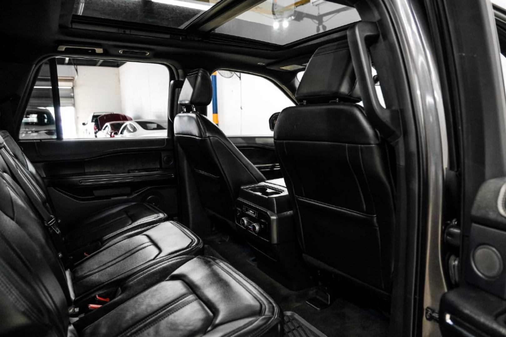 2021 Magnetic /Ebony Ford Expedition Max Limited (1FMJK1KTXME) with an EcoBoost 3.5L V6 GTDi DOHC 24V Twin Turbocharged engine, Automatic transmission, located at 15300 Midway Rd., Addison, TX, 75001, (972) 702-0011, 32.958321, -96.838074- Photo#36
