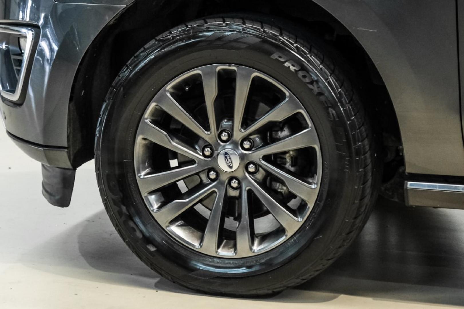 2021 Magnetic /Ebony Ford Expedition Max Limited (1FMJK1KTXME) with an EcoBoost 3.5L V6 GTDi DOHC 24V Twin Turbocharged engine, Automatic transmission, located at 15300 Midway Rd., Addison, TX, 75001, (972) 702-0011, 32.958321, -96.838074- Photo#54