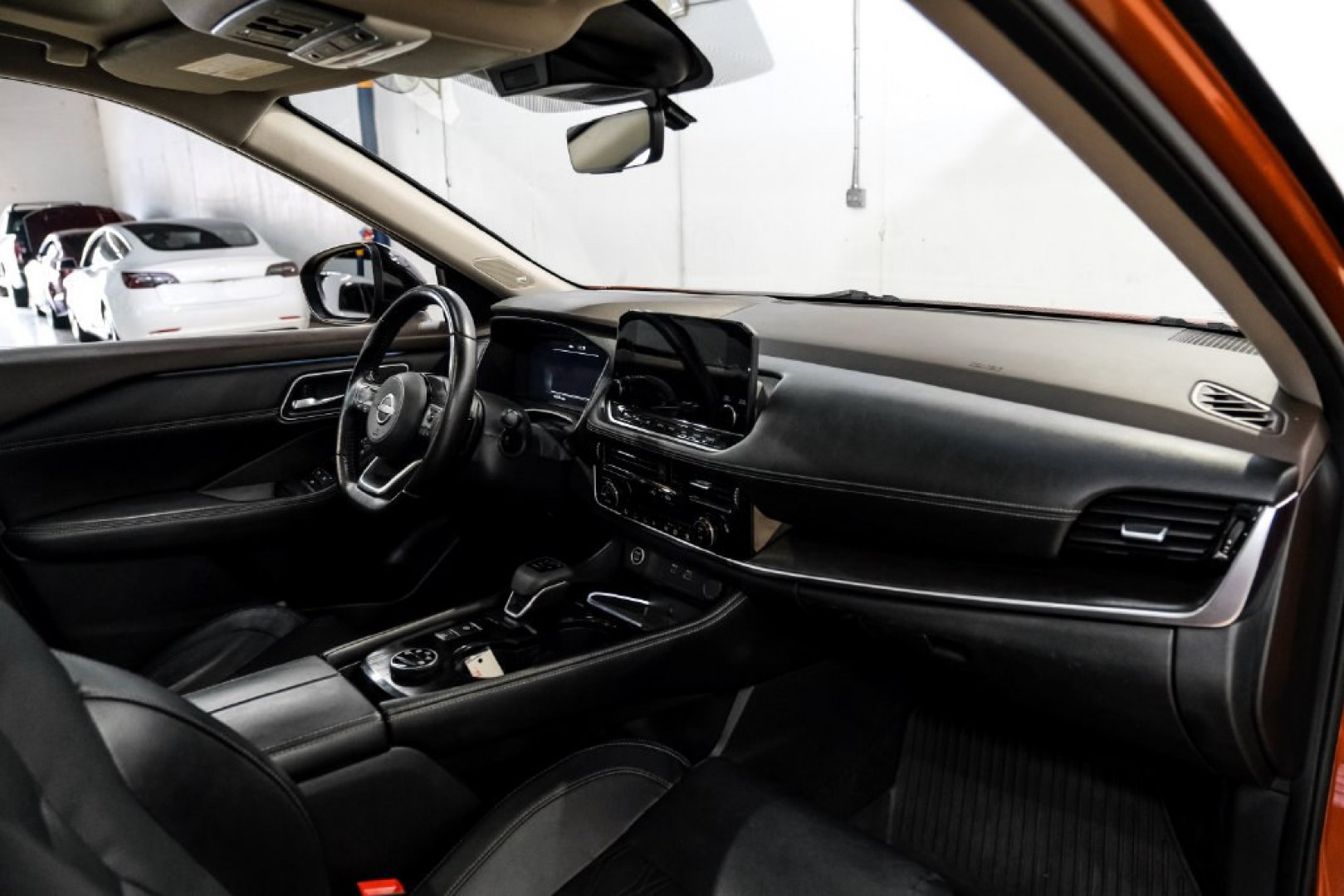 2023 Super Black /Charcoal Nissan Rogue Platinum (JN8BT3DD8PW) with an 1.5L I3 Turbocharged DOHC 12V LEV3-ULEV50 201hp engine, CVT transmission, located at 15300 Midway Rd., Addison, TX, 75001, (972) 702-0011, 32.958321, -96.838074- Photo#13