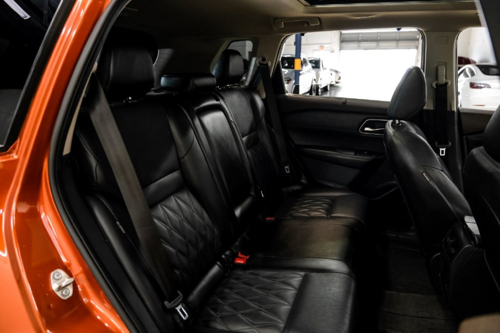 2023 Super Black /Charcoal Nissan Rogue Platinum (JN8BT3DD8PW) with an 1.5L I3 Turbocharged DOHC 12V LEV3-ULEV50 201hp engine, CVT transmission, located at 15300 Midway Rd., Addison, TX, 75001, (972) 702-0011, 32.958321, -96.838074- Photo#35