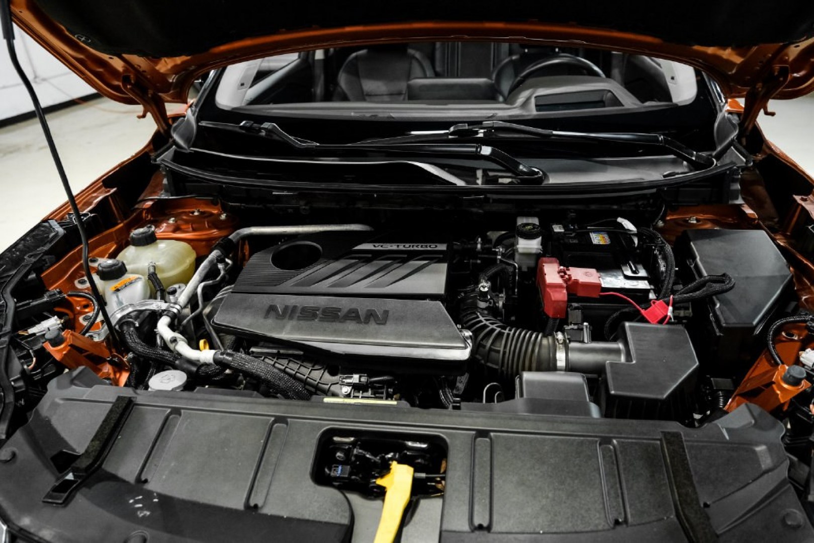 2023 Super Black /Charcoal Nissan Rogue Platinum (JN8BT3DD8PW) with an 1.5L I3 Turbocharged DOHC 12V LEV3-ULEV50 201hp engine, CVT transmission, located at 15300 Midway Rd., Addison, TX, 75001, (972) 702-0011, 32.958321, -96.838074- Photo#46