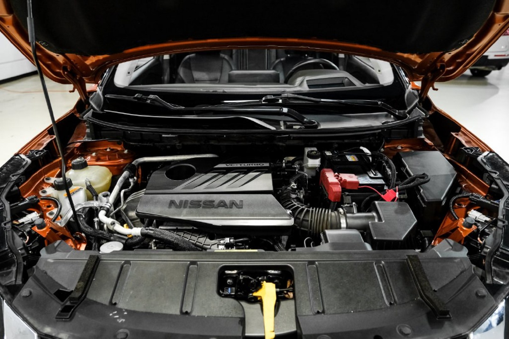 2023 Super Black /Charcoal Nissan Rogue Platinum (JN8BT3DD8PW) with an 1.5L I3 Turbocharged DOHC 12V LEV3-ULEV50 201hp engine, CVT transmission, located at 15300 Midway Rd., Addison, TX, 75001, (972) 702-0011, 32.958321, -96.838074- Photo#47