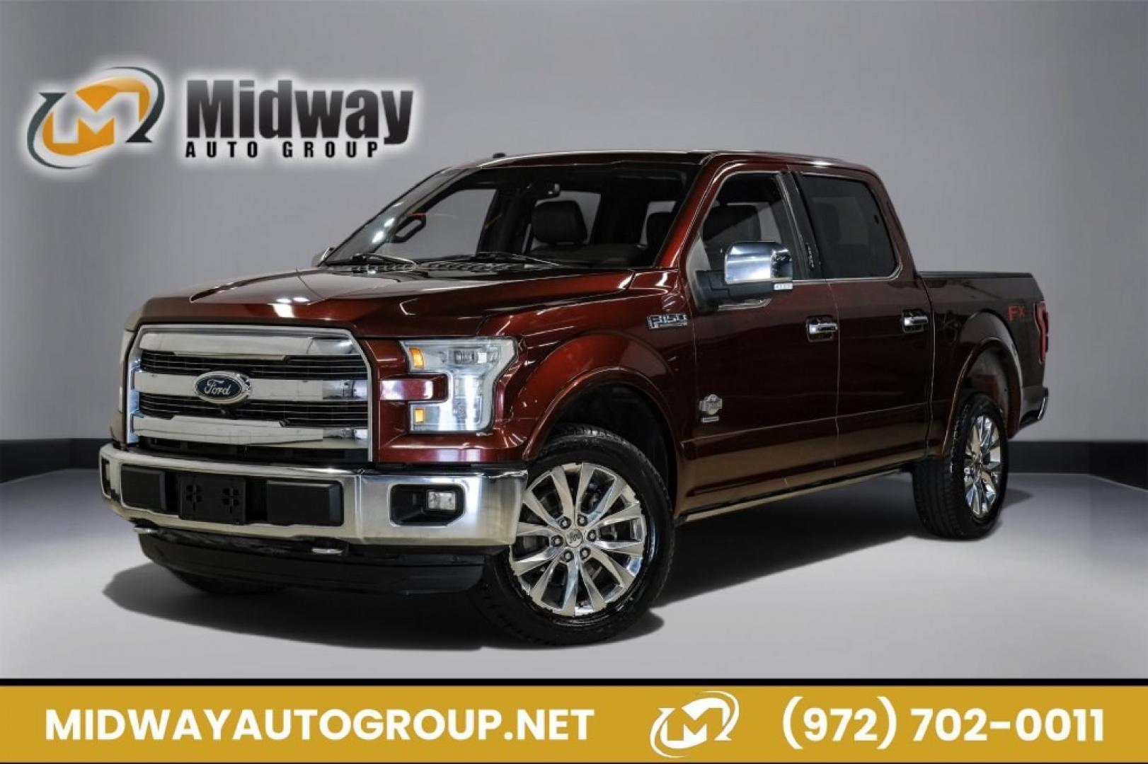 2016 Bronze /Mesa Ford F-150 King Ranch (1FTEW1EG1GF) with an 3.5L V6 engine, Automatic transmission, located at 15300 Midway Rd., Addison, TX, 75001, (972) 702-0011, 32.958321, -96.838074- Photo#0