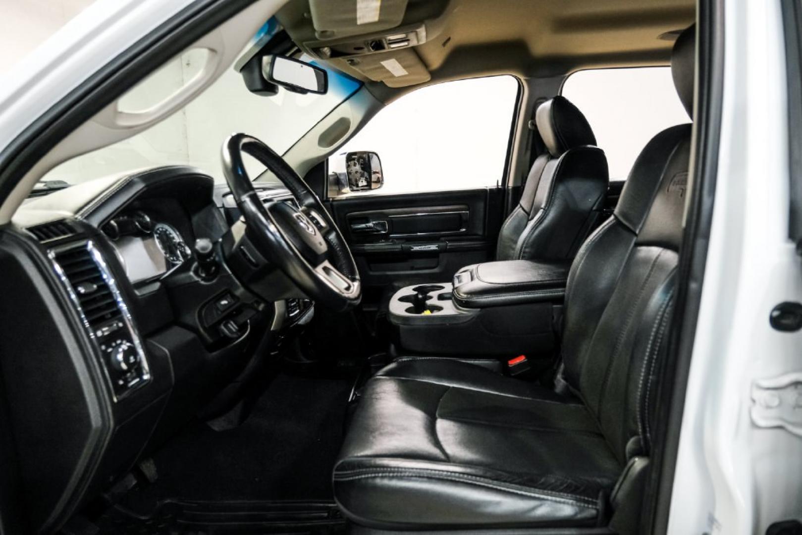 2018 Bright White Clearcoat /Black Ram 1500 Laramie (1C6RR7NM3JS) with an EcoDiesel 3.0L V6 engine, Automatic transmission, located at 15300 Midway Rd., Addison, TX, 75001, (972) 702-0011, 32.958321, -96.838074- Photo#3