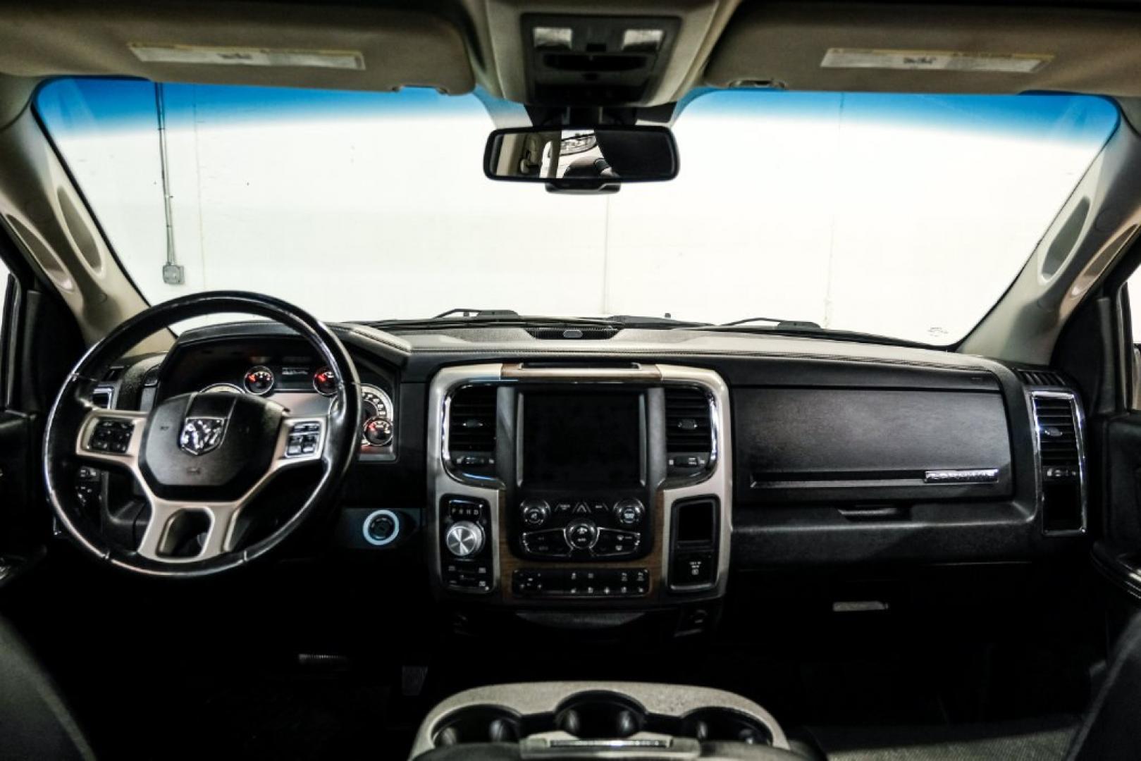 2018 Bright White Clearcoat /Black Ram 1500 Laramie (1C6RR7NM3JS) with an EcoDiesel 3.0L V6 engine, Automatic transmission, located at 15300 Midway Rd., Addison, TX, 75001, (972) 702-0011, 32.958321, -96.838074- Photo#12