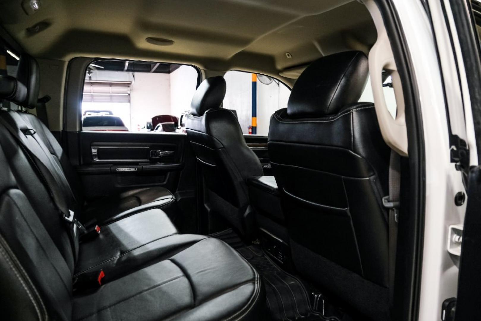 2018 Bright White Clearcoat /Black Ram 1500 Laramie (1C6RR7NM3JS) with an EcoDiesel 3.0L V6 engine, Automatic transmission, located at 15300 Midway Rd., Addison, TX, 75001, (972) 702-0011, 32.958321, -96.838074- Photo#31