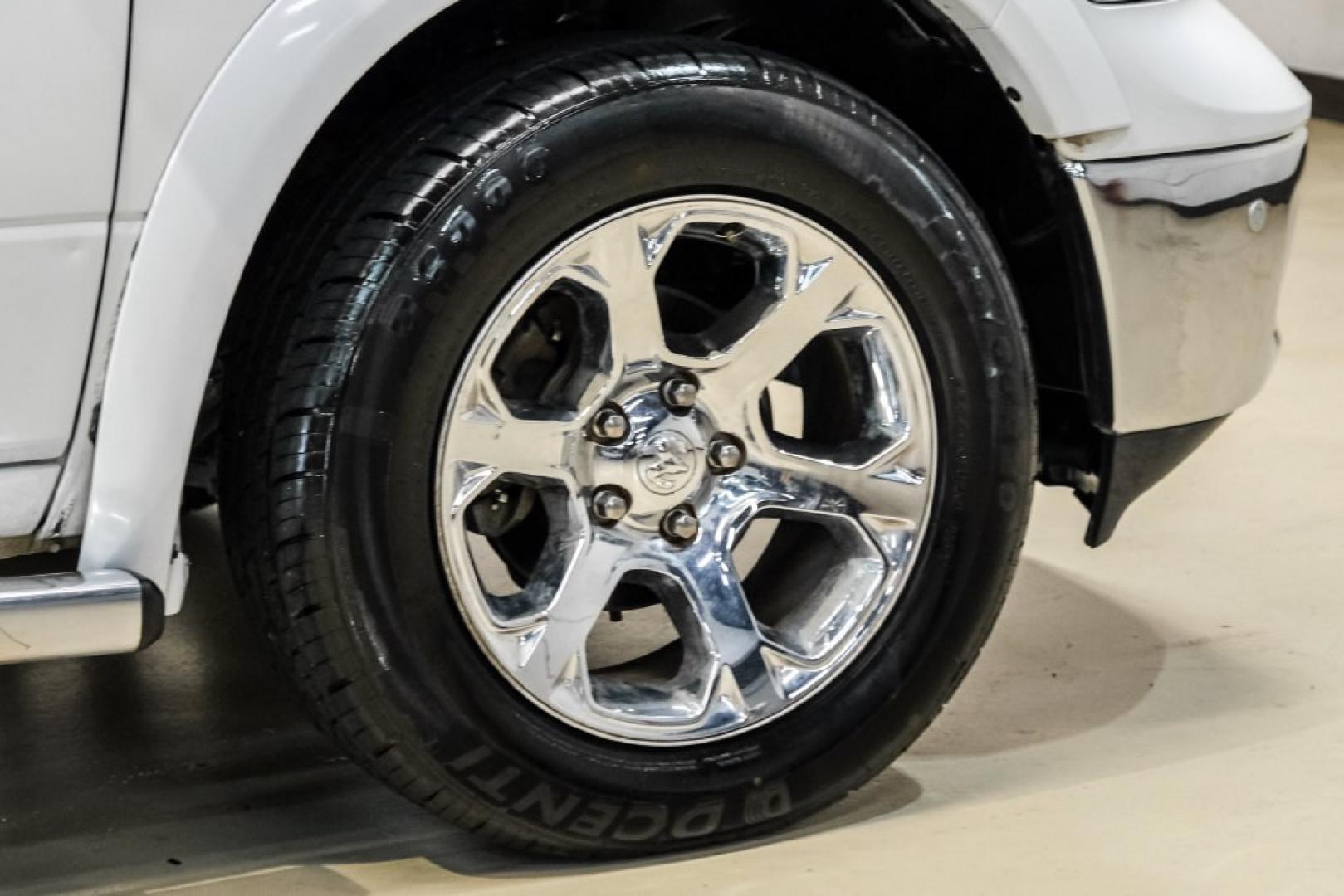 2018 Bright White Clearcoat /Black Ram 1500 Laramie (1C6RR7NM3JS) with an EcoDiesel 3.0L V6 engine, Automatic transmission, located at 15300 Midway Rd., Addison, TX, 75001, (972) 702-0011, 32.958321, -96.838074- Photo#49