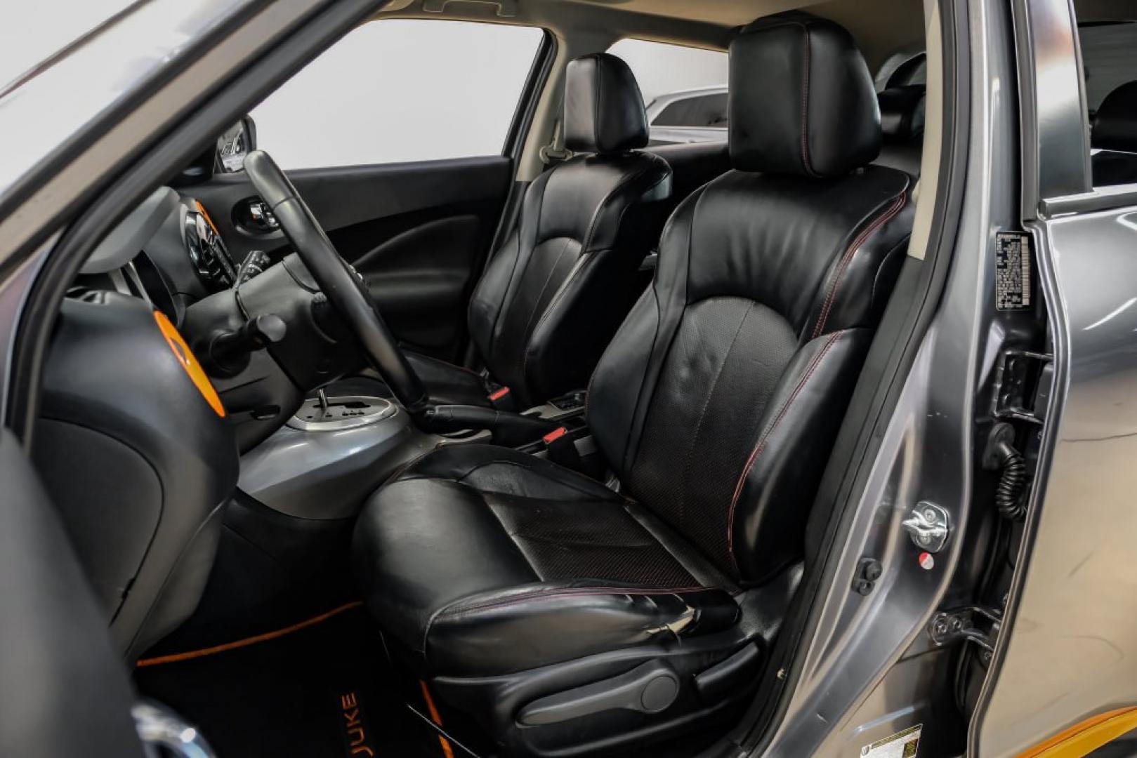 2015 Gun Metallic /Black Nissan Juke SL (JN8AF5MV6FT) with an 1.6L I4 DOHC 16V engine, CVT transmission, located at 15300 Midway Rd., Addison, TX, 75001, (972) 702-0011, 32.958321, -96.838074- Photo#31