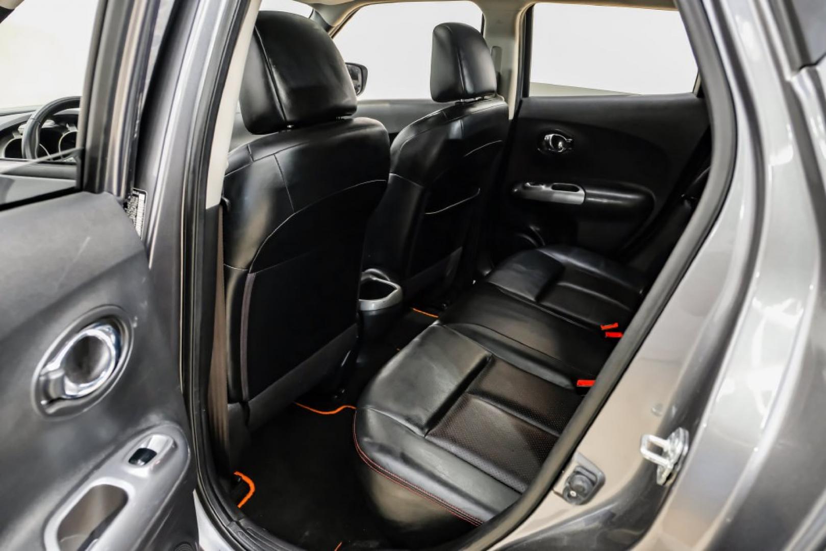2015 Gun Metallic /Black Nissan Juke SL (JN8AF5MV6FT) with an 1.6L I4 DOHC 16V engine, CVT transmission, located at 15300 Midway Rd., Addison, TX, 75001, (972) 702-0011, 32.958321, -96.838074- Photo#36