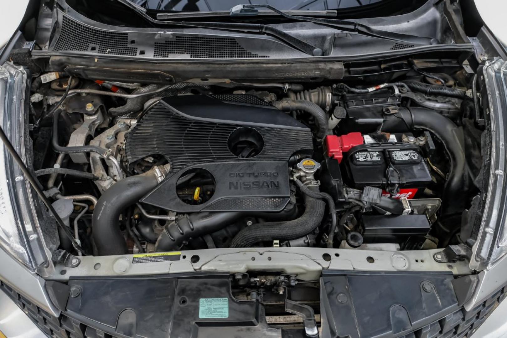 2015 Gun Metallic /Black Nissan Juke SL (JN8AF5MV6FT) with an 1.6L I4 DOHC 16V engine, CVT transmission, located at 15300 Midway Rd., Addison, TX, 75001, (972) 702-0011, 32.958321, -96.838074- Photo#48