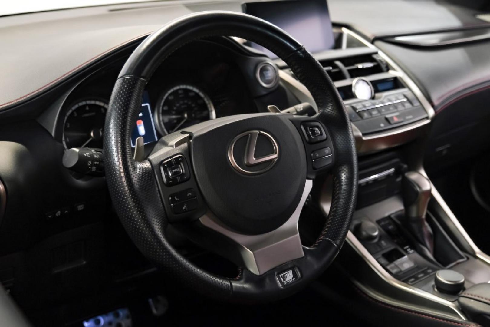 2017 Ultra White /F Sport Rioja Red Lexus NX 200t F Sport (JTJYARBZ1H2) with an 2.0L 16V DOHC engine, Automatic transmission, located at 15300 Midway Rd., Addison, TX, 75001, (972) 702-0011, 32.958321, -96.838074 - HOME OF THE NO HAGGLE PRICE - WHOLESALE PRICES TO THE PUBLIC!! 200t F Sport, 4D Sport Utility, 2.0L 16V DOHC, 6-Speed Automatic, FWD, Ultra White, F Sport Rioja Red Premium Synthetic. Odometer is 39824 miles below market average!<br><br>Ultra White 2017 Lexus NX 200t F Sport<br><br>Recent Arrival! 2- Photo#16