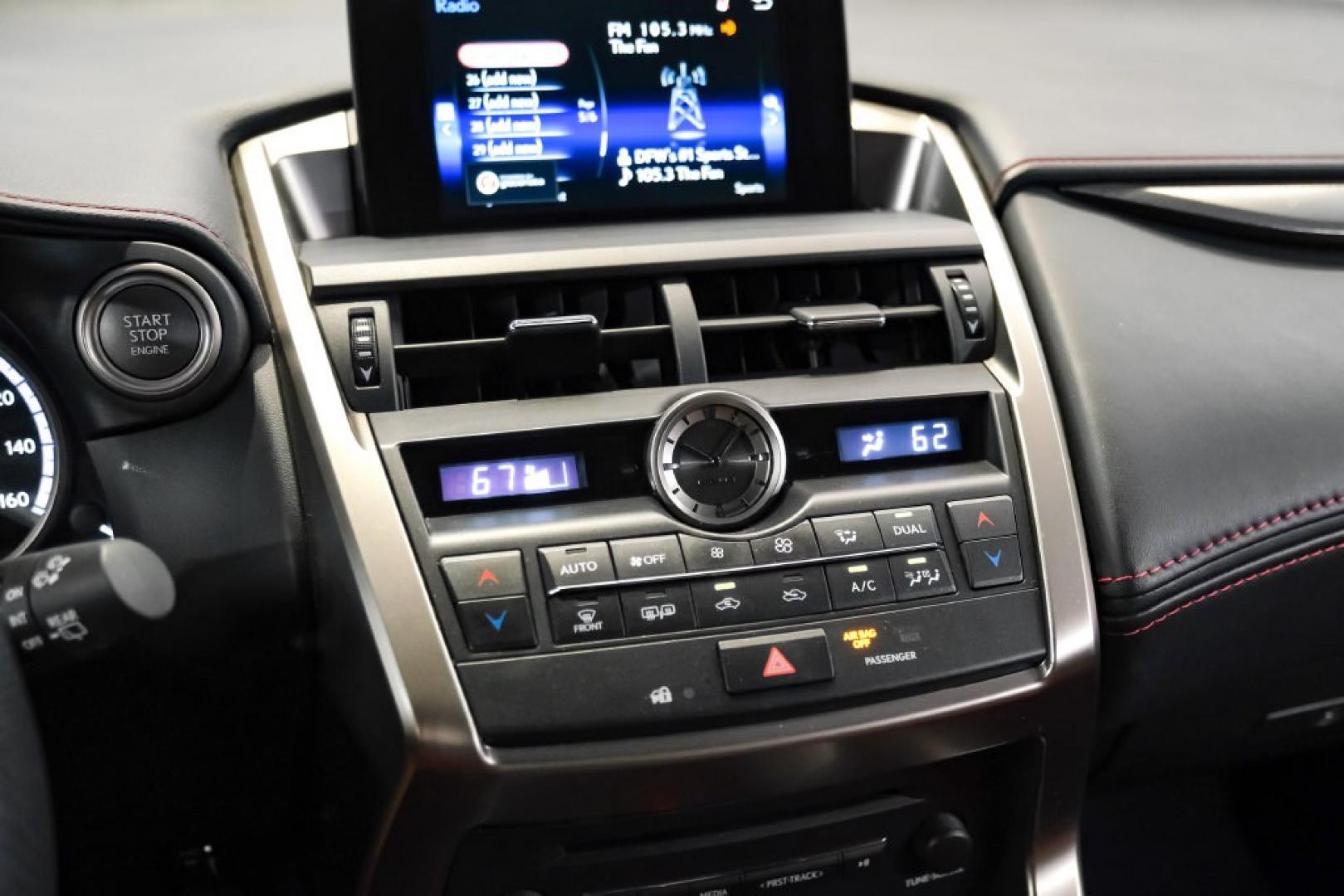 2017 Ultra White /F Sport Rioja Red Lexus NX 200t F Sport (JTJYARBZ1H2) with an 2.0L 16V DOHC engine, Automatic transmission, located at 15300 Midway Rd., Addison, TX, 75001, (972) 702-0011, 32.958321, -96.838074 - HOME OF THE NO HAGGLE PRICE - WHOLESALE PRICES TO THE PUBLIC!! 200t F Sport, 4D Sport Utility, 2.0L 16V DOHC, 6-Speed Automatic, FWD, Ultra White, F Sport Rioja Red Premium Synthetic. Odometer is 39824 miles below market average!<br><br>Ultra White 2017 Lexus NX 200t F Sport<br><br>Recent Arrival! 2- Photo#27