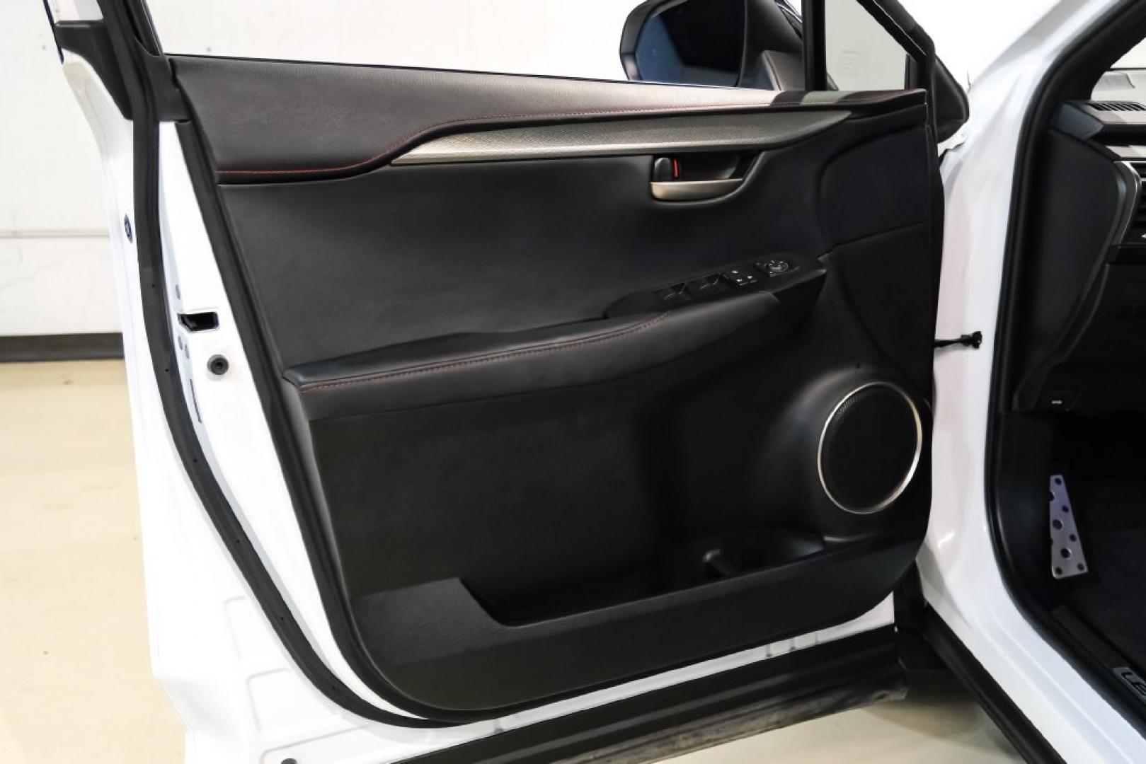 2017 Ultra White /F Sport Rioja Red Lexus NX 200t F Sport (JTJYARBZ1H2) with an 2.0L 16V DOHC engine, Automatic transmission, located at 15300 Midway Rd., Addison, TX, 75001, (972) 702-0011, 32.958321, -96.838074 - HOME OF THE NO HAGGLE PRICE - WHOLESALE PRICES TO THE PUBLIC!! 200t F Sport, 4D Sport Utility, 2.0L 16V DOHC, 6-Speed Automatic, FWD, Ultra White, F Sport Rioja Red Premium Synthetic. Odometer is 39824 miles below market average!<br><br>Ultra White 2017 Lexus NX 200t F Sport<br><br>Recent Arrival! 2- Photo#42