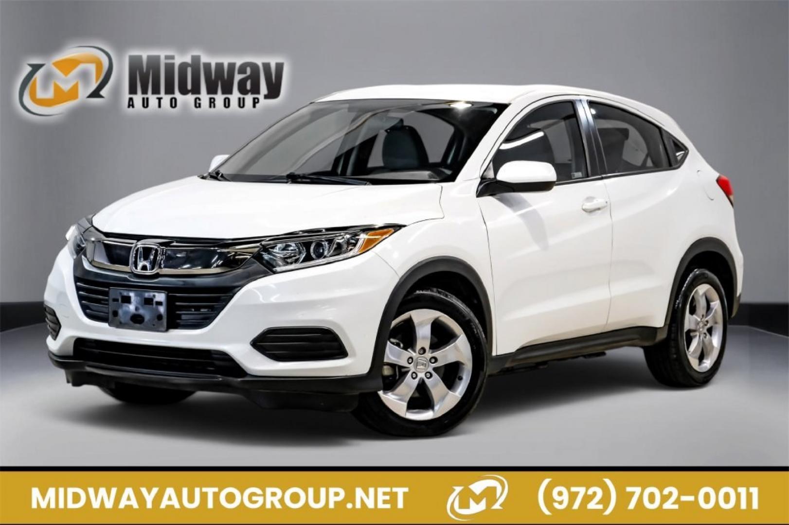 2020 Platinum White Pearl /Gray Honda HR-V LX (3CZRU6H30LM) with an 1.8L I4 SOHC 16V i-VTEC engine, CVT transmission, located at 15300 Midway Rd., Addison, TX, 75001, (972) 702-0011, 32.958321, -96.838074- Photo#0