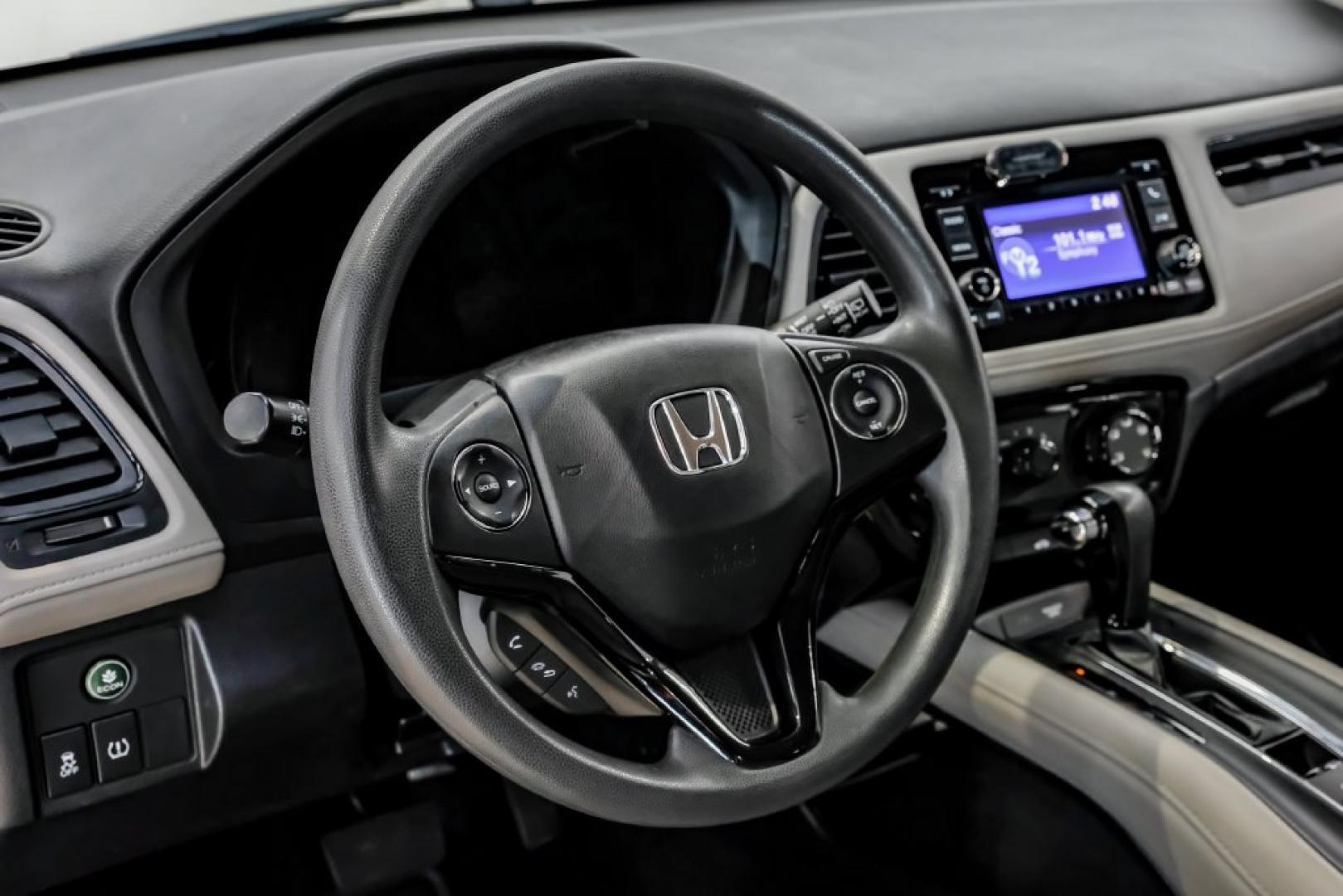 2020 Platinum White Pearl /Gray Honda HR-V LX (3CZRU6H30LM) with an 1.8L I4 SOHC 16V i-VTEC engine, CVT transmission, located at 15300 Midway Rd., Addison, TX, 75001, (972) 702-0011, 32.958321, -96.838074- Photo#14