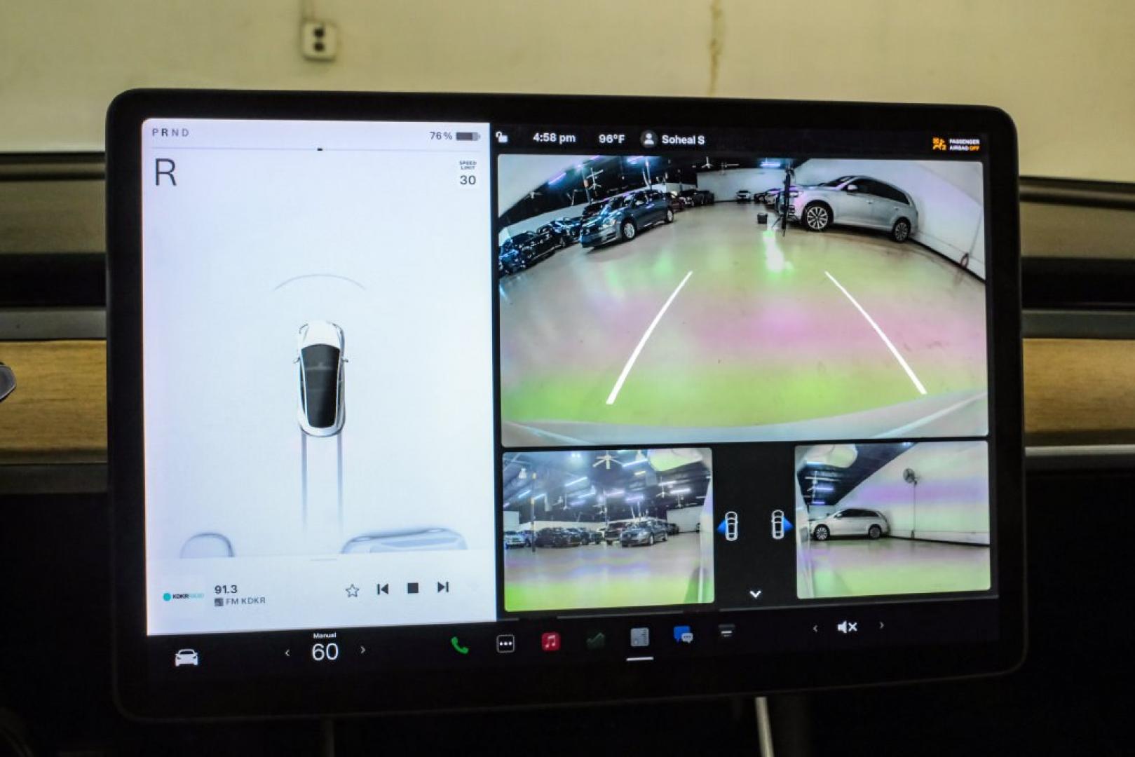 2018 Pearl White Multi-Coat /Black Tesla Model 3 Long Range (5YJ3E1EAXJF) with an Electric Motor engine, Automatic transmission, located at 15300 Midway Rd., Addison, TX, 75001, (972) 702-0011, 32.958321, -96.838074- Photo#18